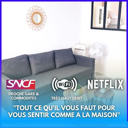 Netflix I Molotov I Lit 160X200 I Proche Gare Et Centre Ville I 39M2 I Wifi Toulon Exteriér fotografie